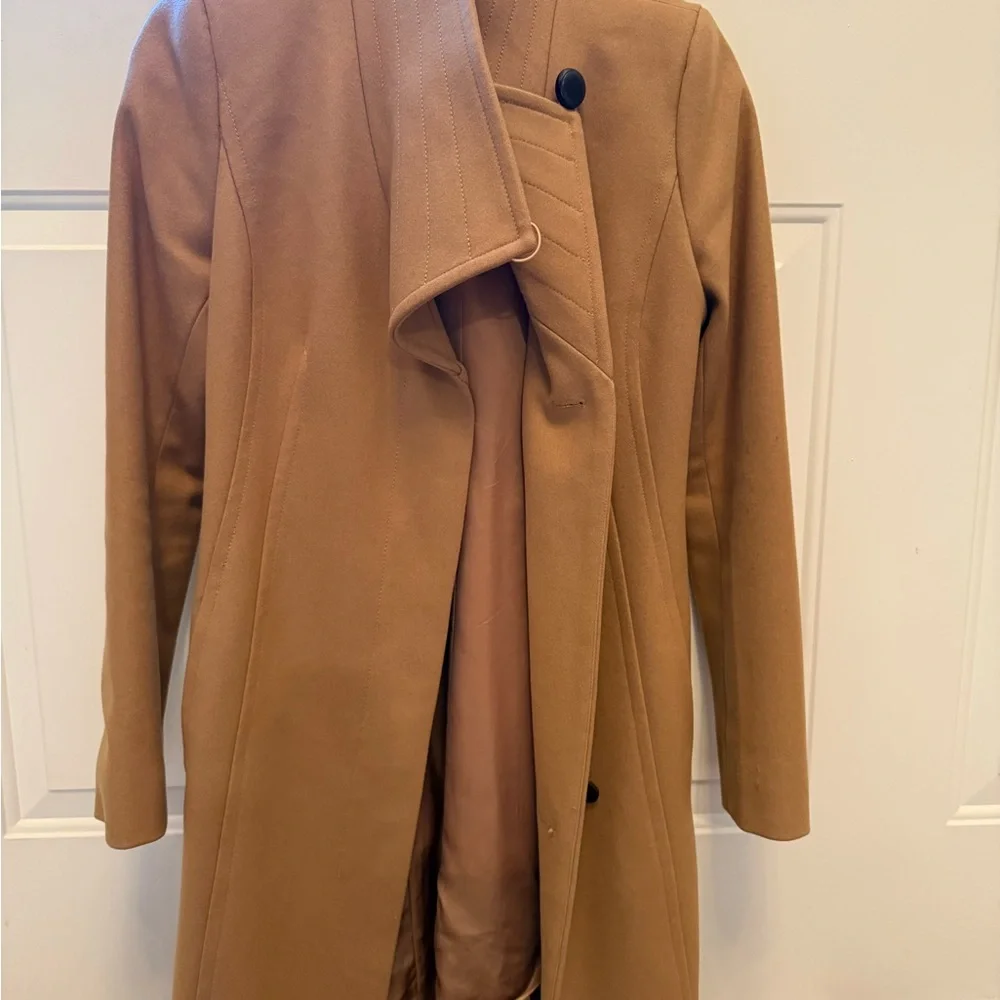 Aritzia Babaton Beige Satin Coat - Picture 7 of 7